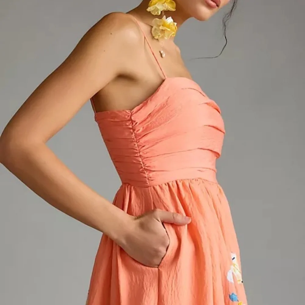 NWT Anthropologie Midi Dress Large_14